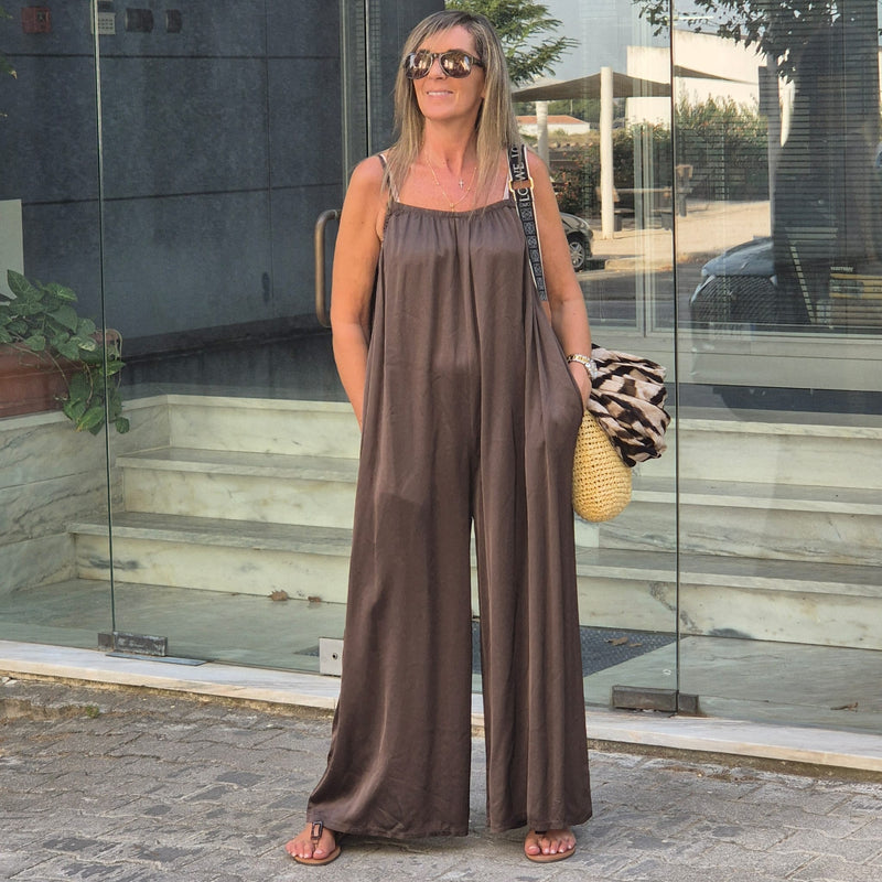 JUMPSUIT NIGHT BROWN