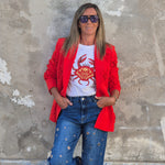 T-SHIRT RED CRAB